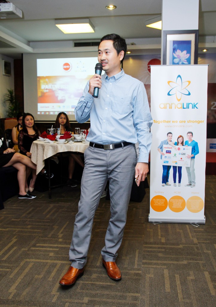 Ông Võ Đức Sơn - Giám đốc Công ty CP Annalink phát biểu tại chương trình.